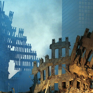 RIP World Trade Center towers in New York City Telegram Channel by RTP. 11 September 2001 [Terrorist Attacks / Skyscrapers]