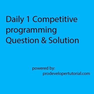 Competitive programming questions