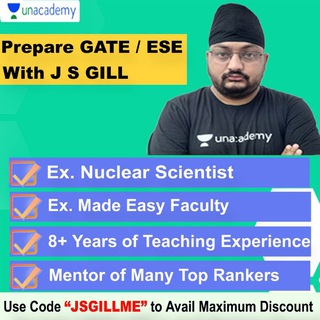 J S GILL Unacademy official ( IRMS/ESE/CSE/GATE)