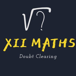 XII Maths Doubt Group - UNACADEMY PLUS 